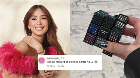 Netizens React to Heart Evangelista's Saint Laurent Rubik's Cube 